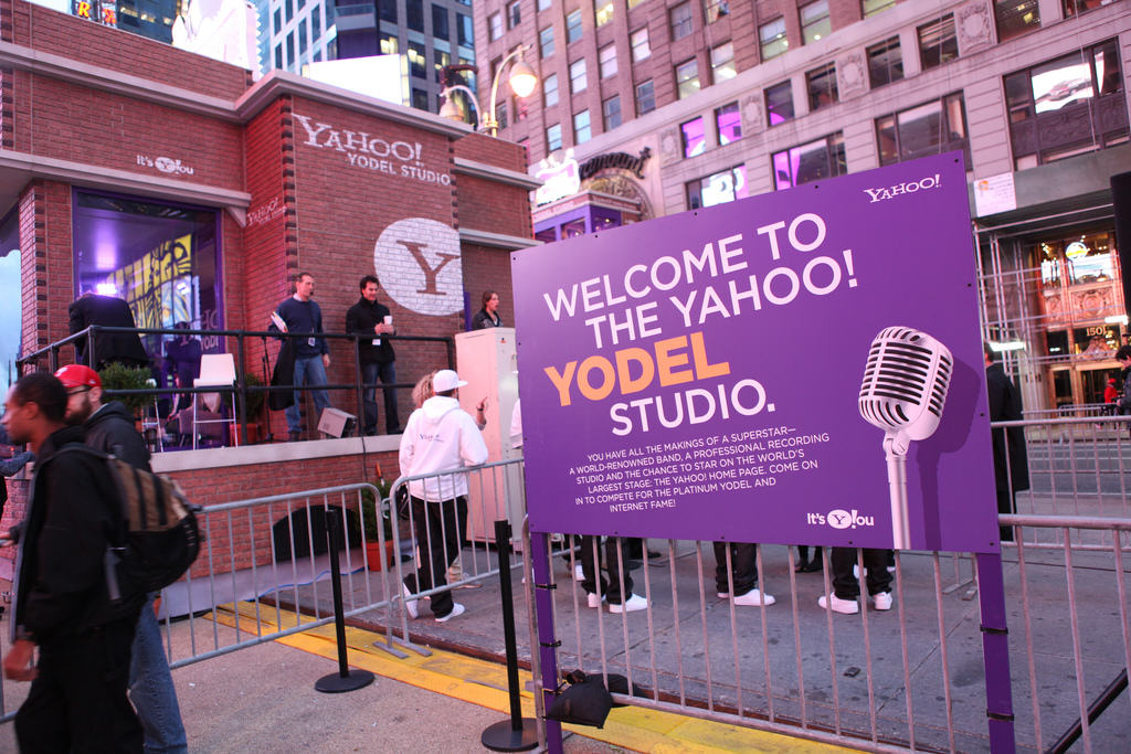 Welcome to the Yahoo! Yodel Studio